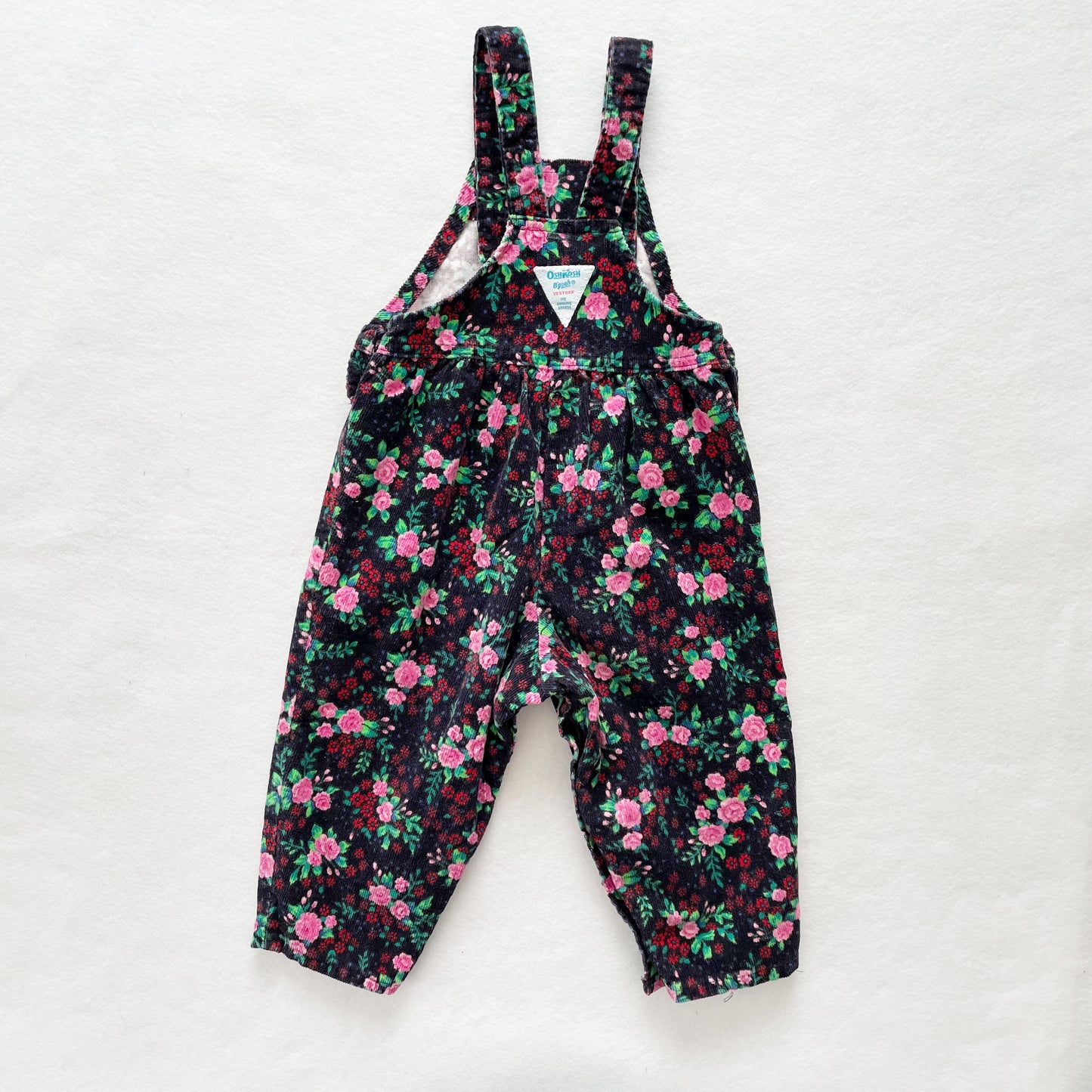 OshKosh Rose Cord Overalls - Yellow Clover Vintage Kids Clothes