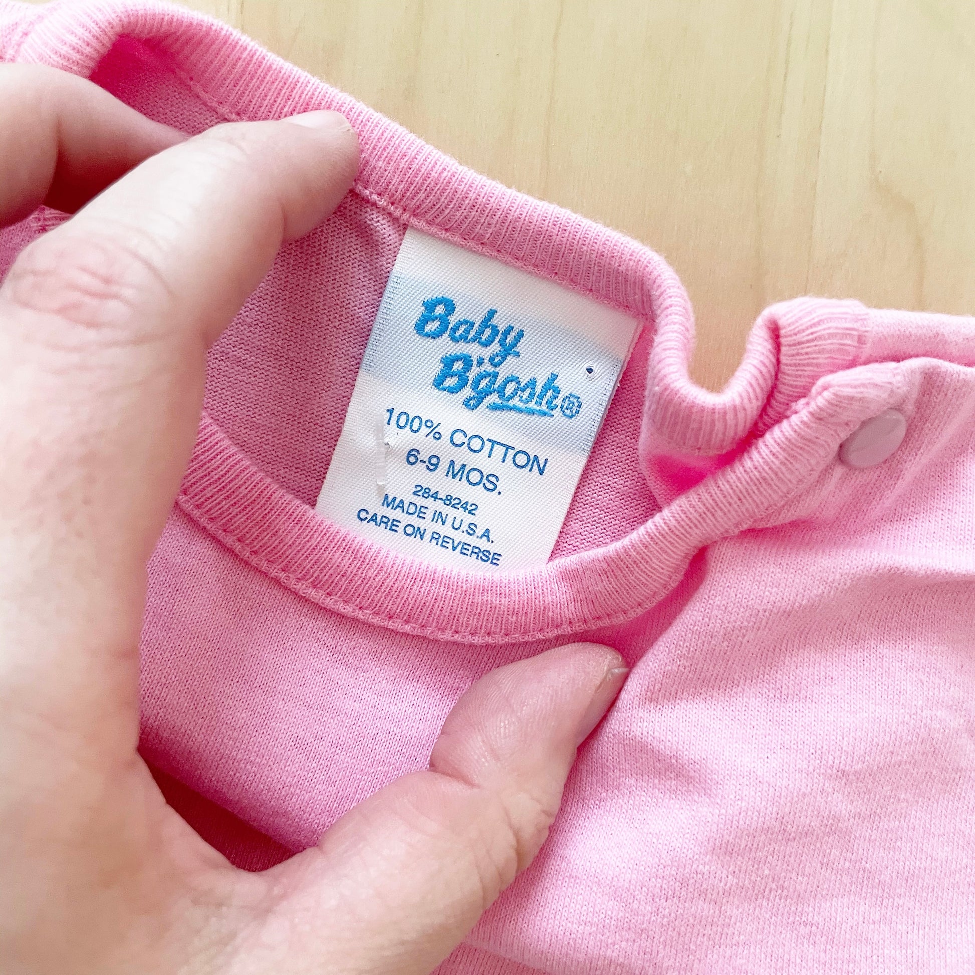 Deadstock Baby B’gosh Rose Layer Tee - Yellow Clover Vintage Kids Clothes