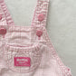 OshKosh Pink Gingham Shortalls