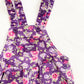 OshKosh Purple Pansy Overalls - Yellow Clover Vintage Kids Clothes