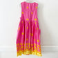 OshKosh Pink Tropical Floral Dress - Yellow Clover Vintage Kids Clothes