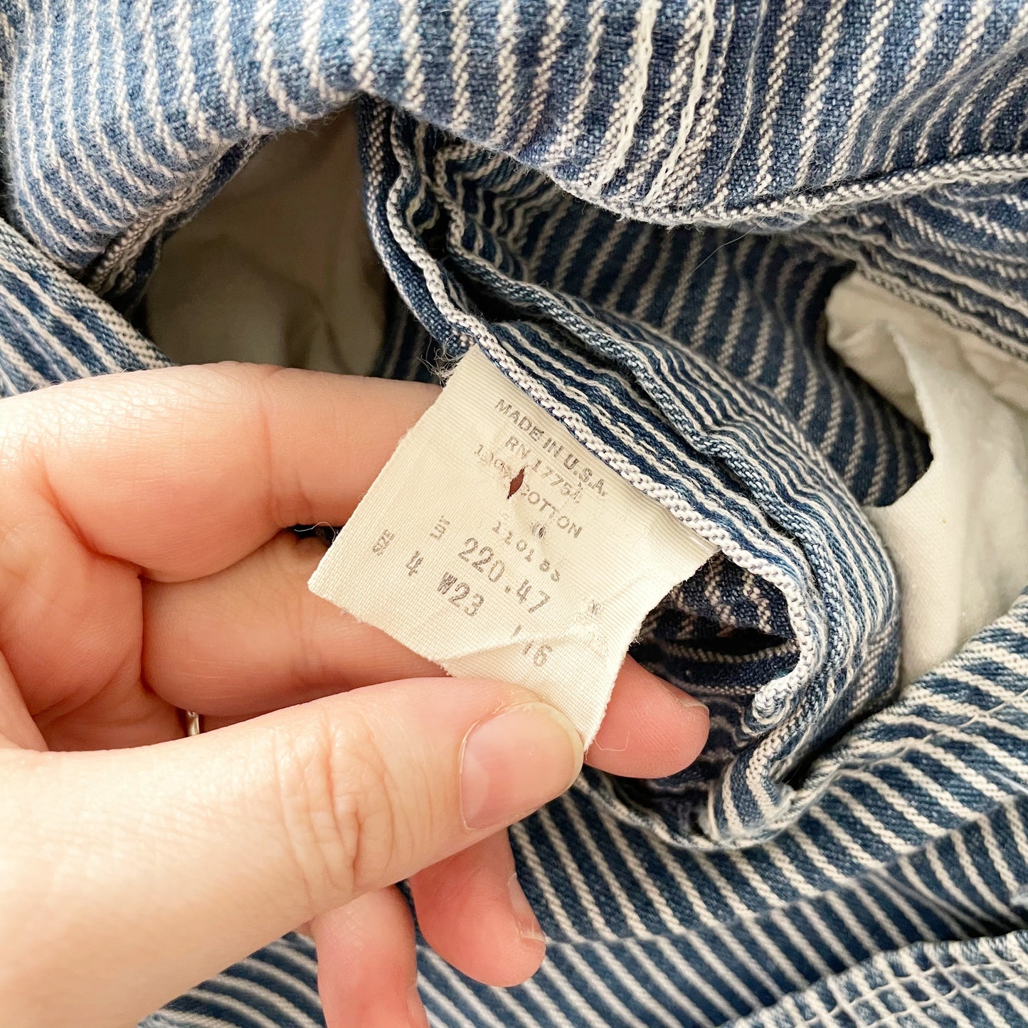 Vintage Key Engineer Stripe Overalls