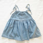 Guess Light Wash Denim Tie Dress