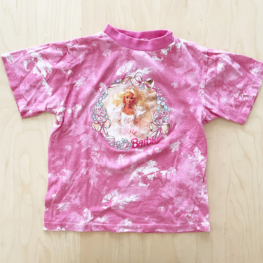 1994 Barbie Bride Graphic Tee - Yellow Clover Vintage Kids Clothes