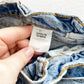 Levi’s Medium Light Wash Orange Tab Ruched Waist Shorts • 3T - Yellow Clover Vintage Kids Clothes