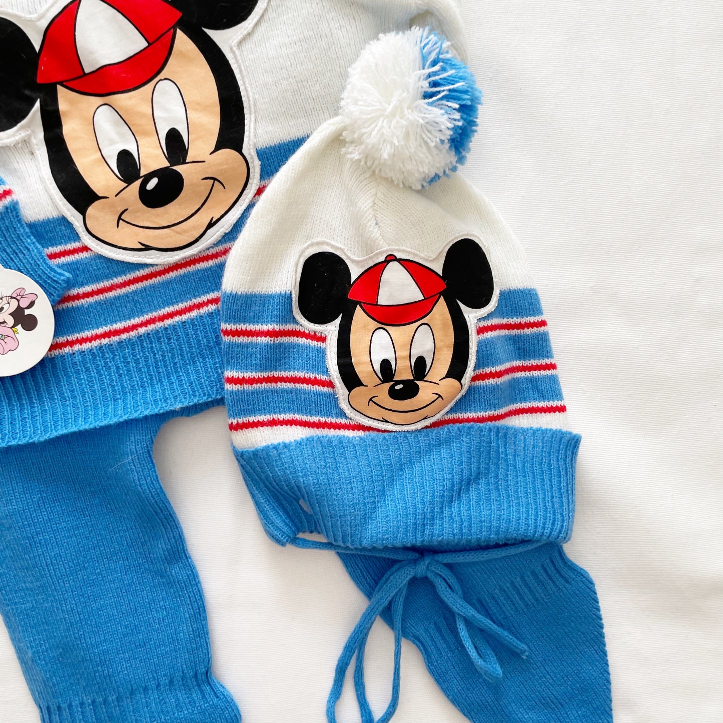 Deadstock Baby Mickey Knit Set
