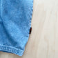Harley Davidson Denim Zip Romper - Yellow Clover Vintage Kids Clothes