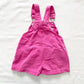 Rugrats Pink Shortalls - Yellow Clover Vintage Kids Clothes
