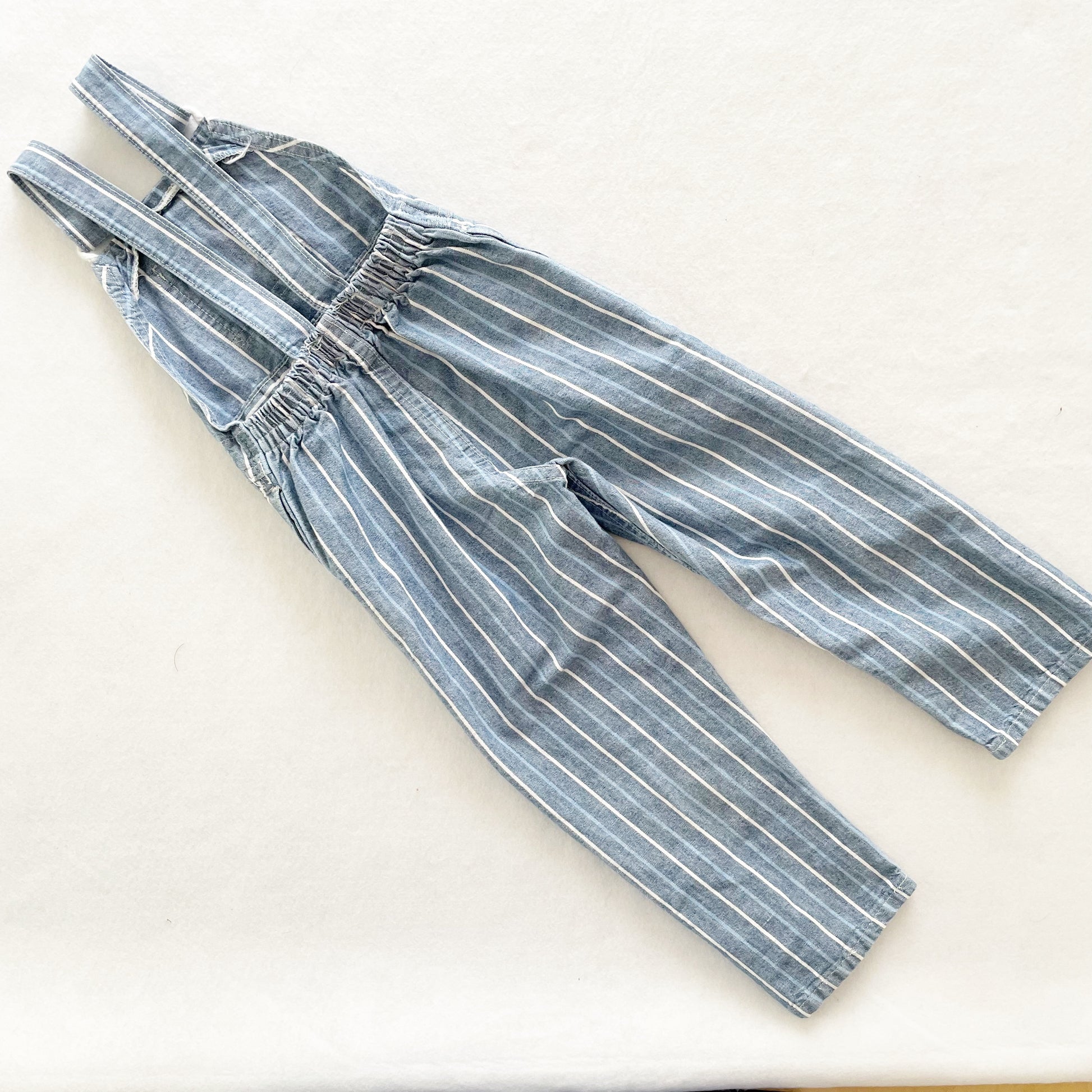 OshKosh Beach Dog Overalls - Yellow Clover Vintage Kids Clothes