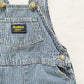 OshKosh Hickory Stripe Denim Overalls - Yellow Clover Vintage Kids Clothes