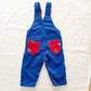 Lee Cord Vehicles Buckle Overalls • 18m - Yellow Clover Vintage Kids Clothes