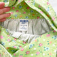 OshKosh Green Floral Skirtall - Yellow Clover Vintage Kids Clothes
