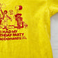 McDonald’s Birthday Party Graphic Tee • 8y? - Yellow Clover Vintage Kids Clothes
