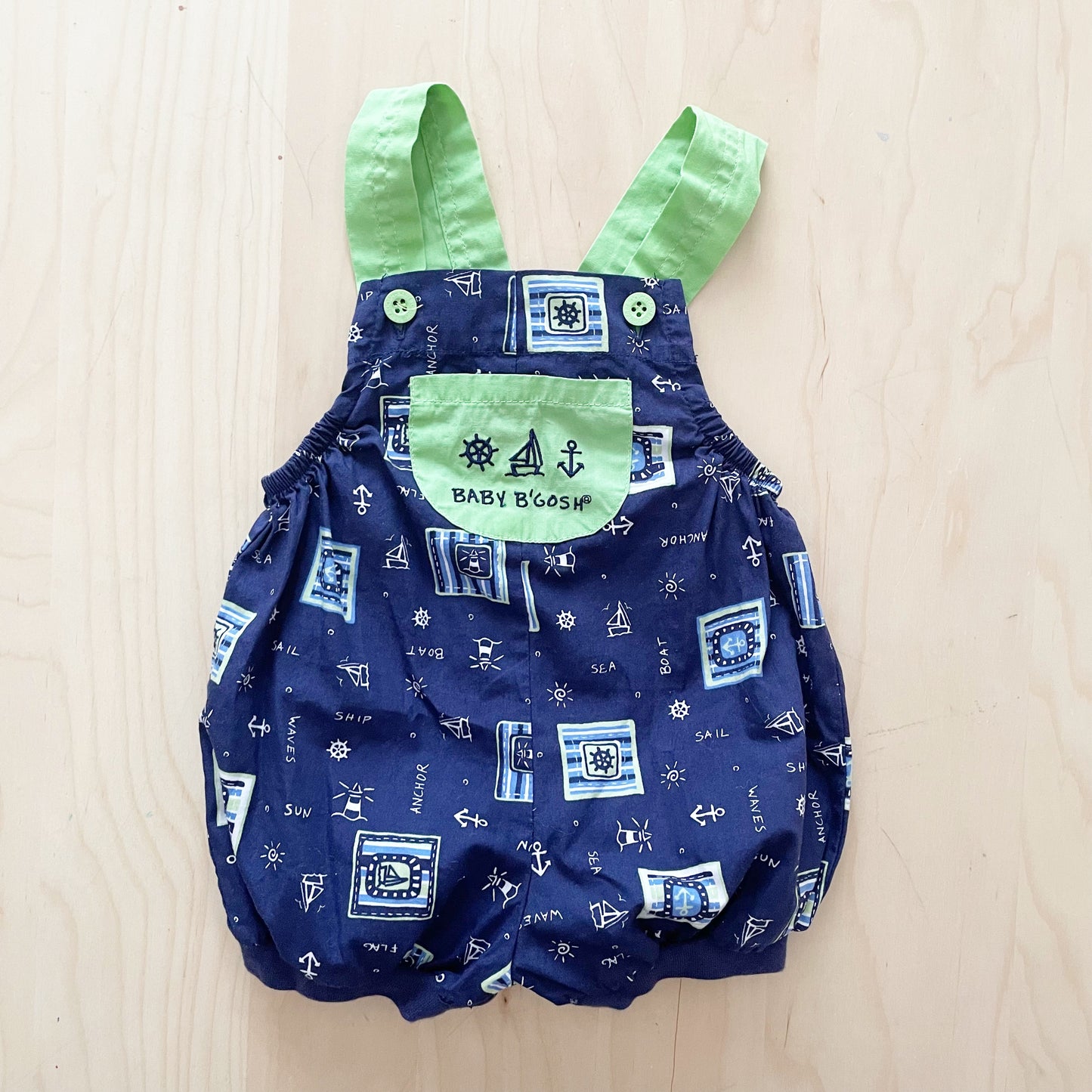 Baby B’gosh Nautical Cotton Bubble Romper