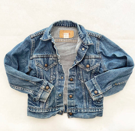 Levi’s Medium Wash Jacket - Yellow Clover Vintage Kids Clothes