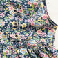 OshKosh Dark Floral Drop Waist Dress - Yellow Clover Vintage Kids Clothes