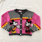 Mickey & Co. Mikey and Minnie Cardigan Sweater - Yellow Clover Vintage Kids Clothes