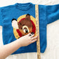 Handknit Bambi Sweater - Yellow Clover Vintage Kids Clothes