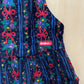 New Old Stock OshKosh Black Floral Ribbon Cord Dress - Yellow Clover Vintage Kids Clothes