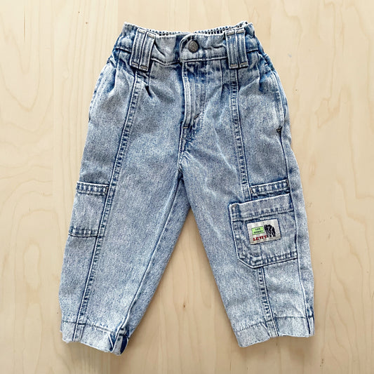 Vintage Levi’s Endangered Species Boys Acid Wash Jeans