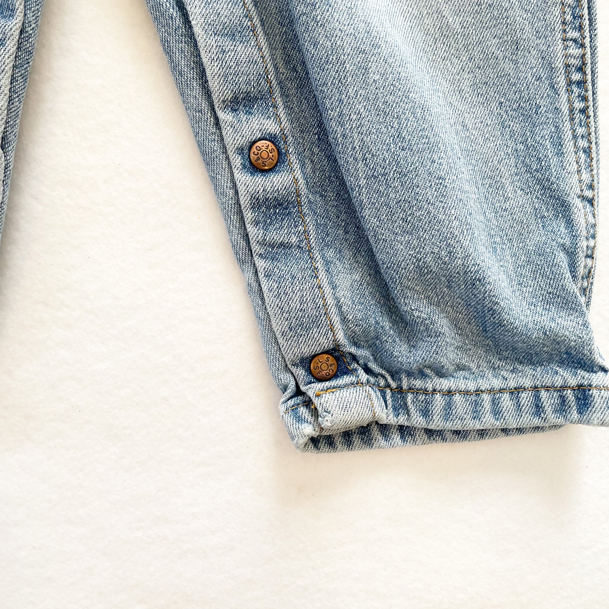 Levi’s Koverall Overalls • 24m - Yellow Clover Vintage Kids Clothes