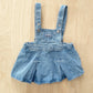 Vintage Guess Denim Pinafore Romper - Yellow Clover Vintage Kids Clothes