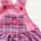 OshKosh Plaid Woven Skirtall - Yellow Clover Vintage Kids Clothes