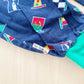 Gymboree Sailing Flags Print Overalls - Yellow Clover Vintage Kids Clothes
