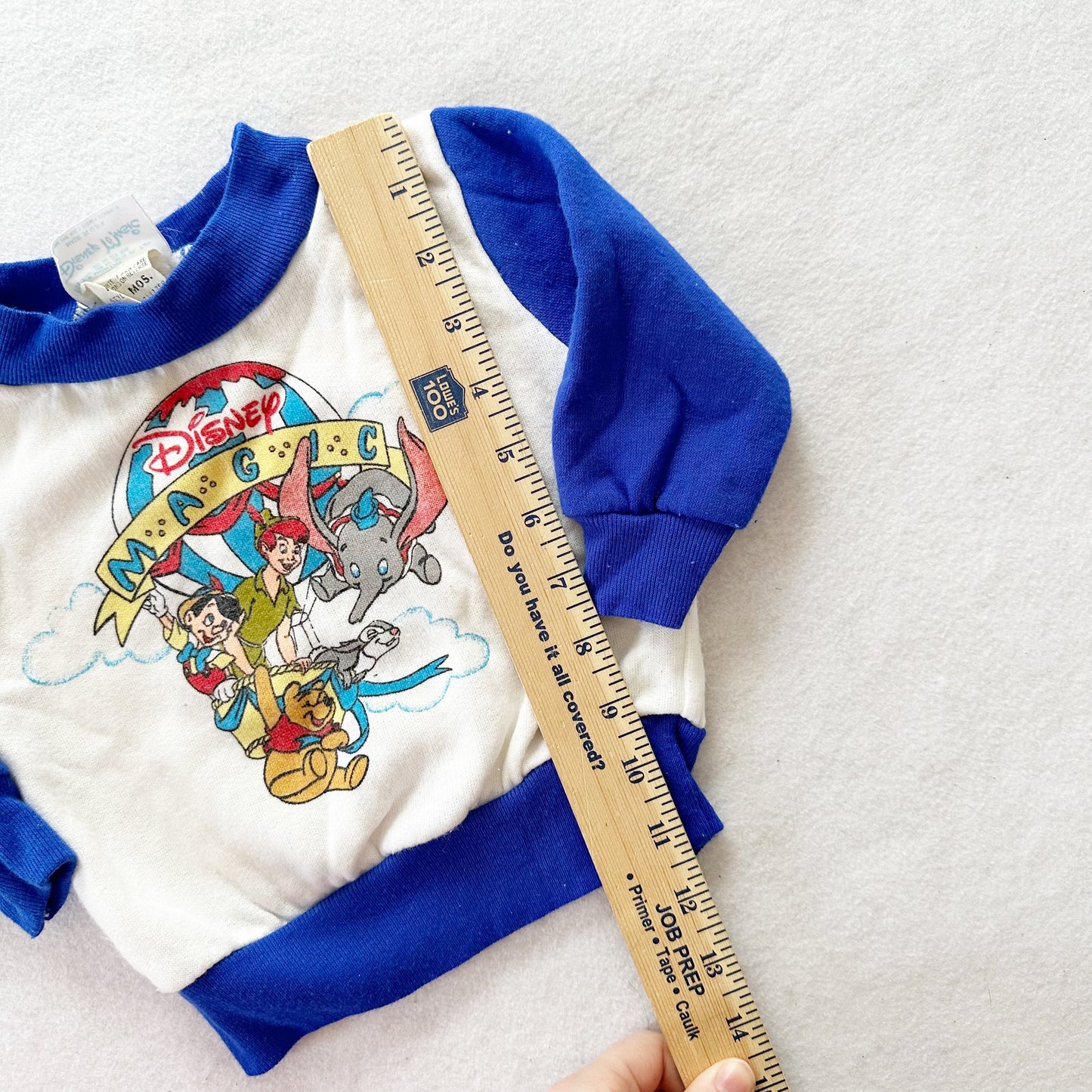 Vintage Disney Magic Sweatshirt: 18m - Yellow Clover Vintage Kids Clothes