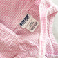 OshKosh Pink Gingham Shortalls - Yellow Clover Vintage Kids Clothes