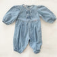 Guess Bow Romper • 9m - Yellow Clover Vintage Kids Clothes