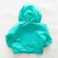 OshKosh Mint Flower Patch Jacket - Yellow Clover Vintage Kids Clothes