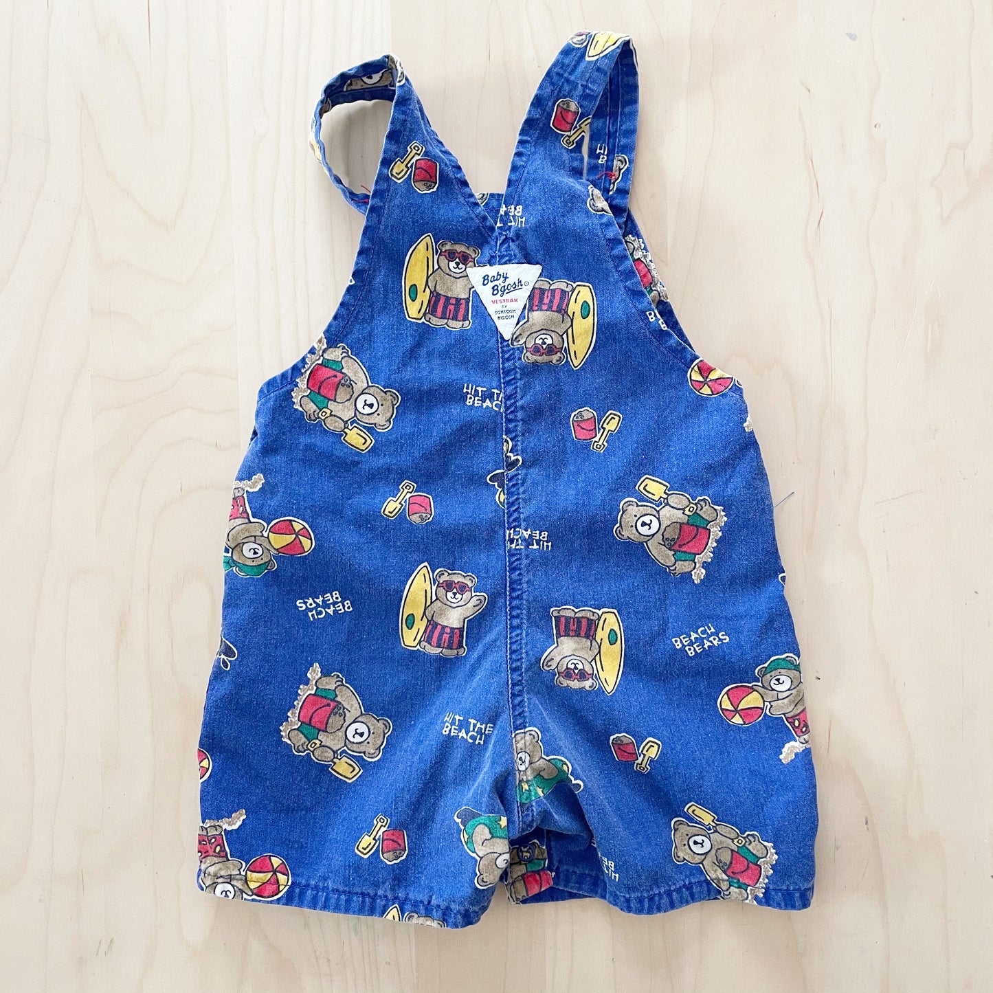 Vintage Baby B’gosh Beach Bear Shortalls