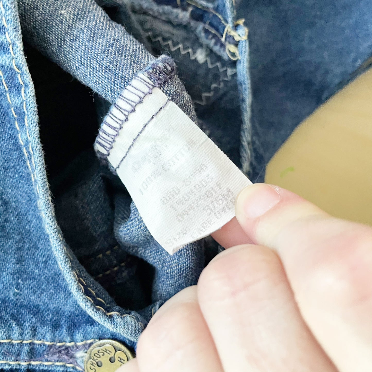 OshKosh Dark Wash Bubble Overalls