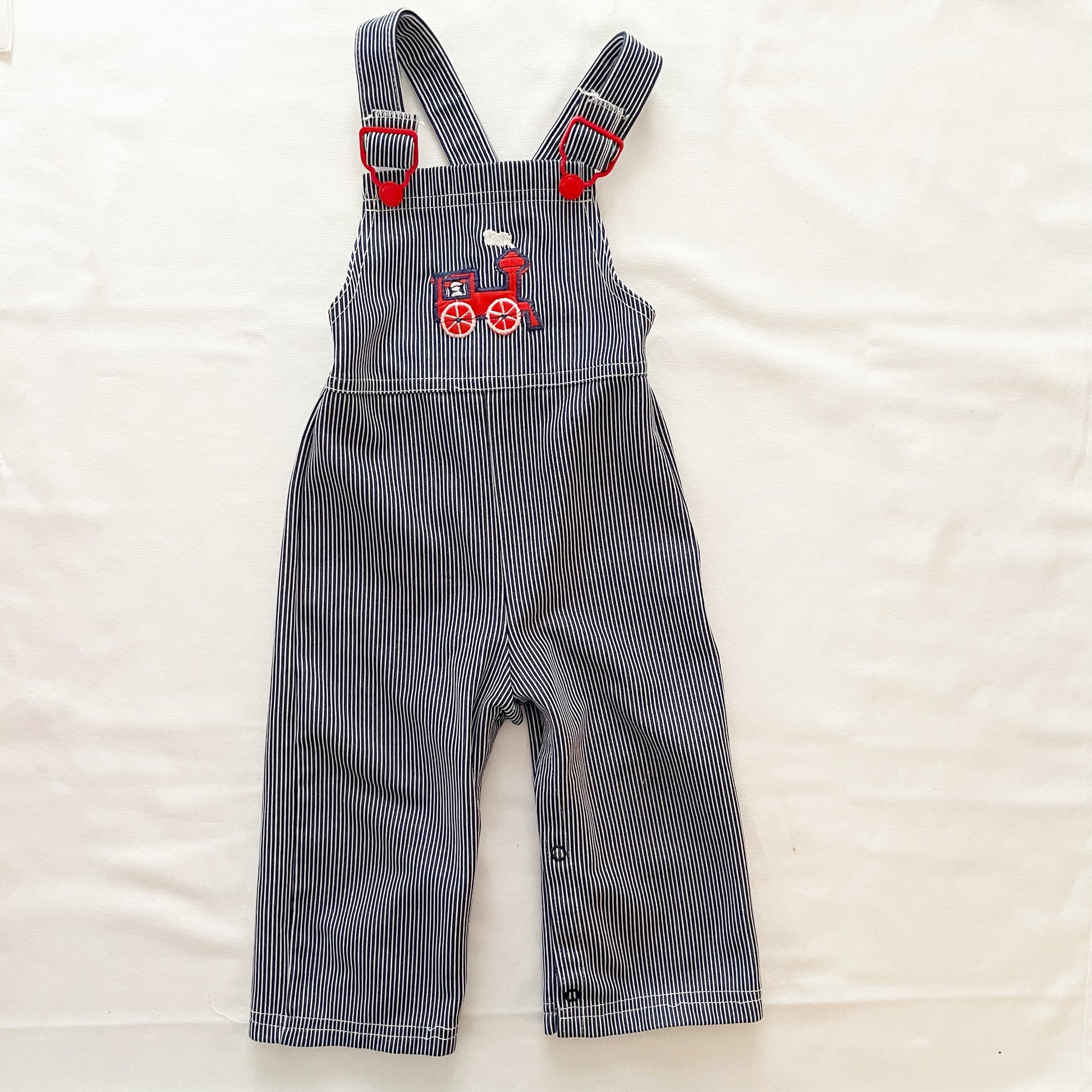 Vintage Carter’s Train Appliqué Baby Romper