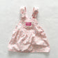 Vintage OshKosh Floral Bow Back Skirtall