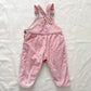 OshKosh Pink Floral Keyhole Back Overalls