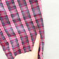 OshKosh Pink Plaid Overalls - Yellow Clover Vintage Kids Clothes