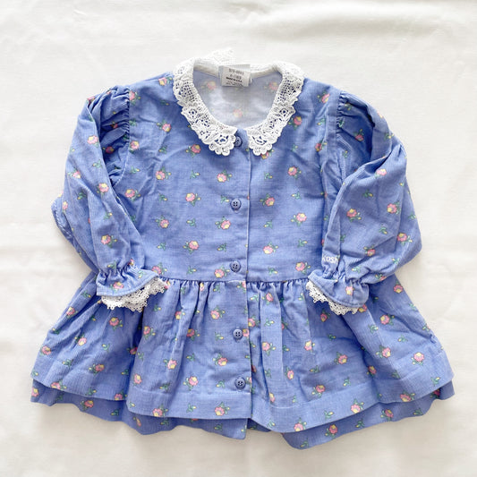 OshKosh Floral Cord Lace Collar Dress