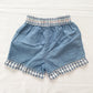 OshKosh Chambray Carrot Plaid Shorts