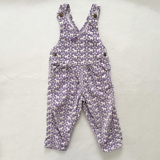 OshKosh Dala Horse Overalls - Yellow Clover Vintage Kids Clothes