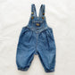 Baby B’gosh Denim Bubble Overalls - Yellow Clover Vintage Kids Clothes