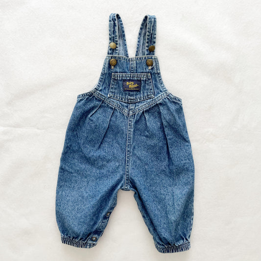 Baby B’gosh Denim Bubble Overalls - Yellow Clover Vintage Kids Clothes