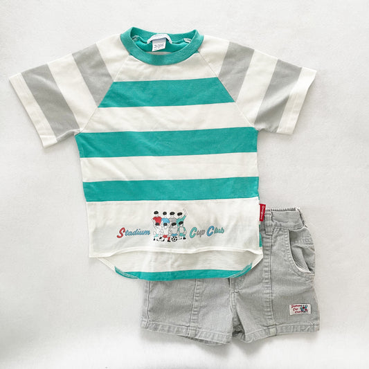 OshKosh Stadium Cup Club Set - Yellow Clover Vintage Kids Clothes
