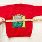 Handknit Babar Sweater - Yellow Clover Vintage Kids Clothes