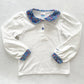 OshKosh Floral Collar Layer Top - Yellow Clover Vintage Kids Clothes