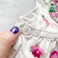 OshKosh Hibiscus Floral Bubble - Yellow Clover Vintage Kids Clothes