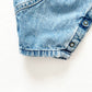 OshKosh Denim Bubble Overalls - Yellow Clover Vintage Kids Clothes