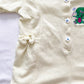 Barney and Baby Bop Garden Flowers Romper • 4T - Yellow Clover Vintage Kids Clothes