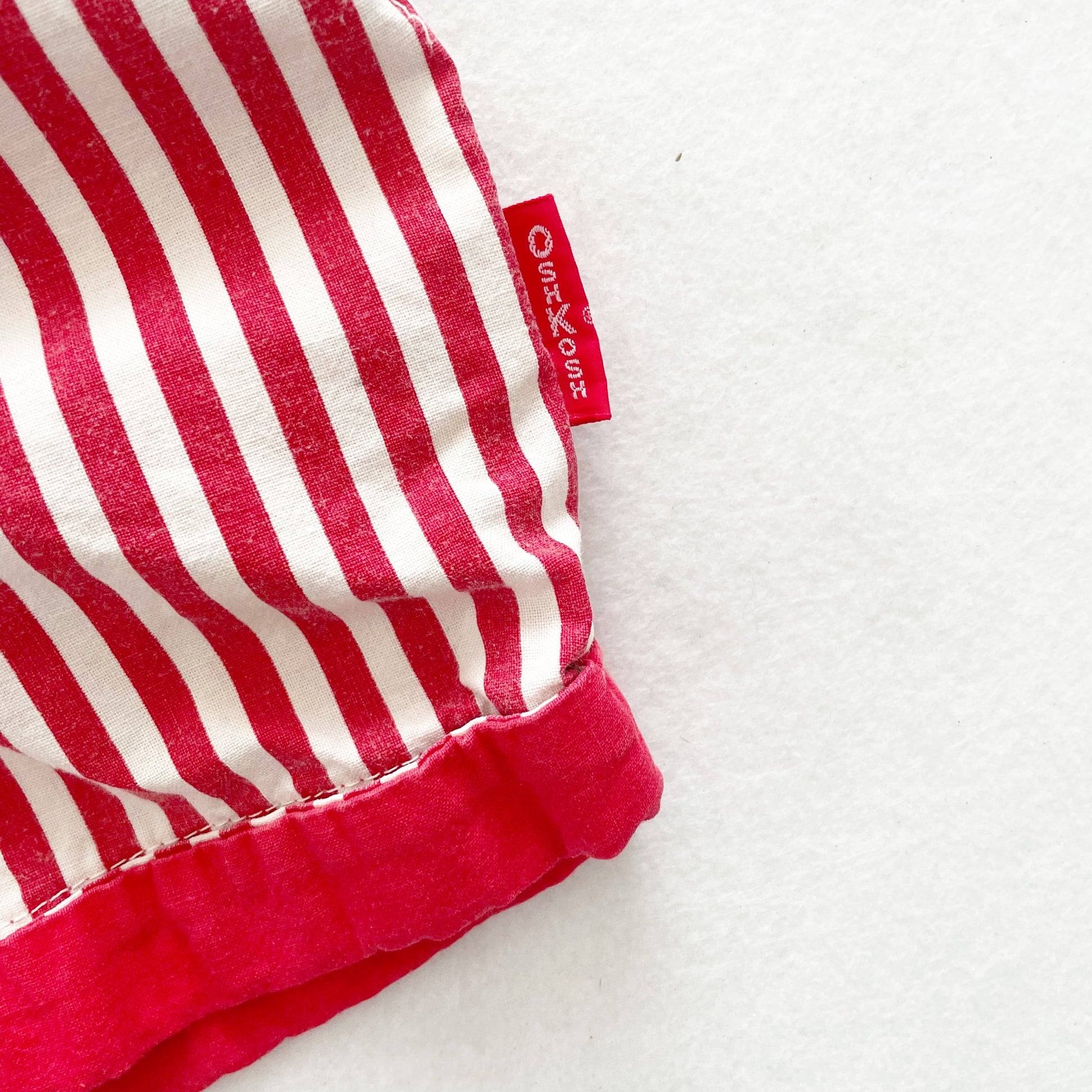 OshKosh Red Strip Shorts - Yellow Clover Vintage Kids Clothes